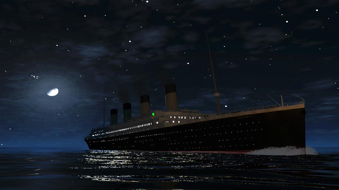 titanic fondo de pantalla hd,cielo,noche,vehículo,embarcacion,medianoche
