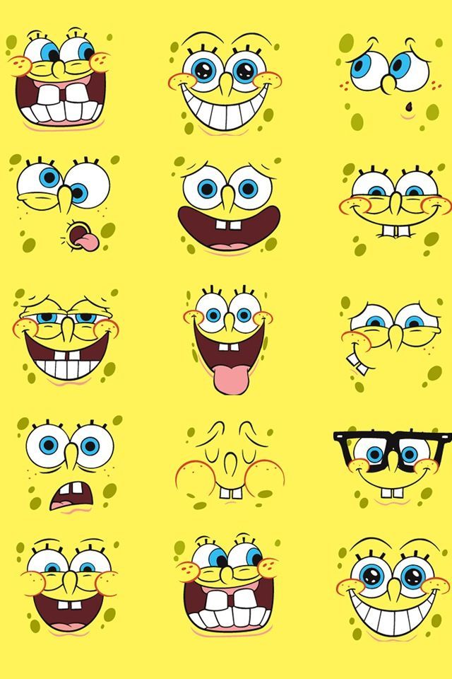 spongebob wallpaper hd,emoticon,yellow,smile,icon,smiley