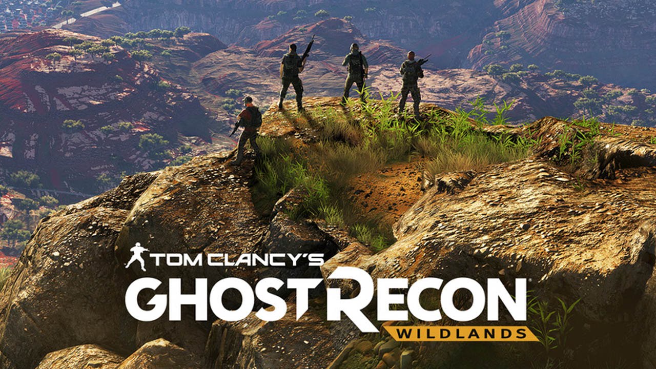 ghost recon wildlands wallpaper,natürliche landschaft,berg,fotografie,schriftart,abenteuer