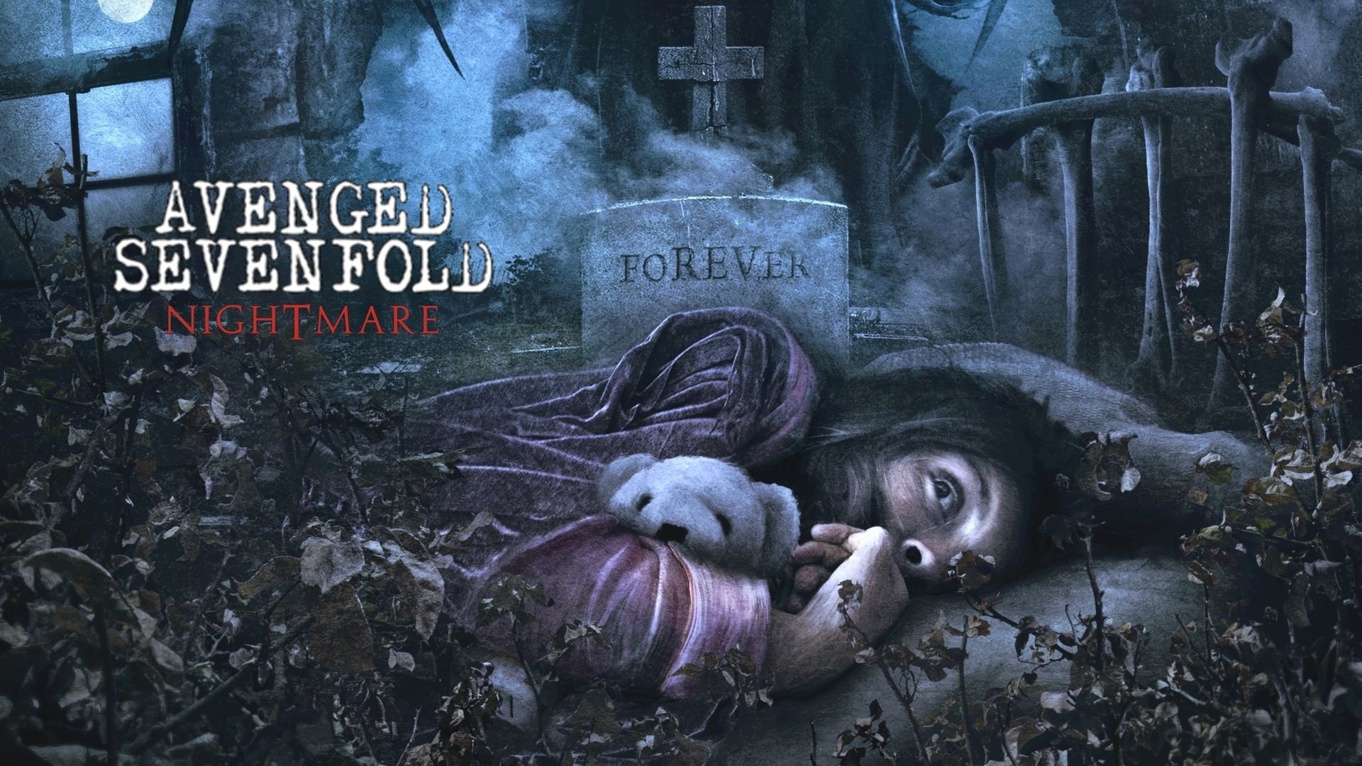 a7x wallpaper,darkness,fiction,album cover,ghost,adventure game