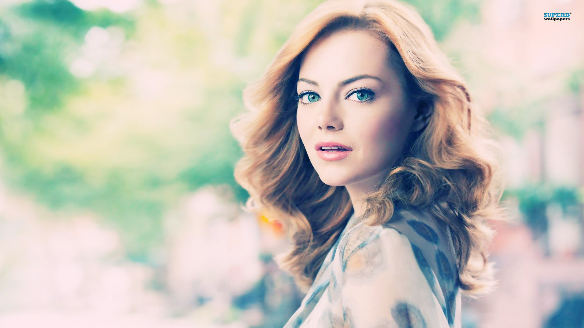 emma stone wallpaper,hair,people in nature,face,beauty,skin