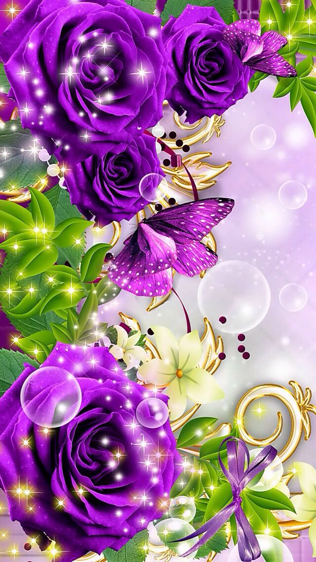 花の壁紙と蝶,バイオレット,紫の,ライラック,花,ラベンダー