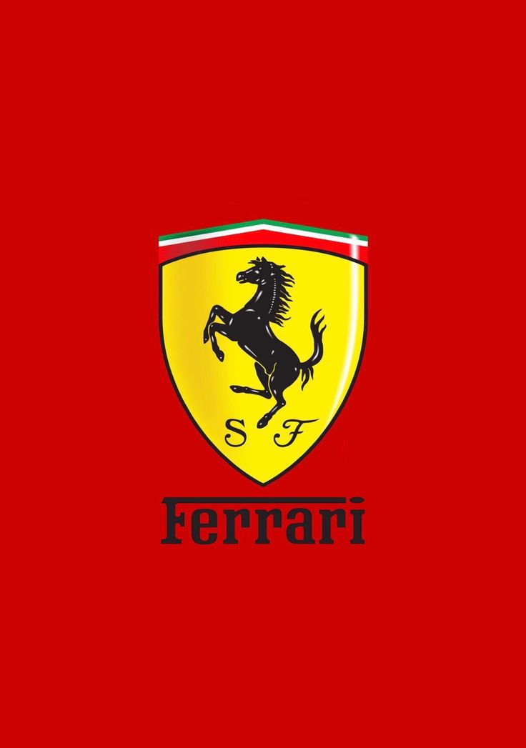 ferrari logo wallpaper,emblem,kamm,symbol,schriftart,grafik