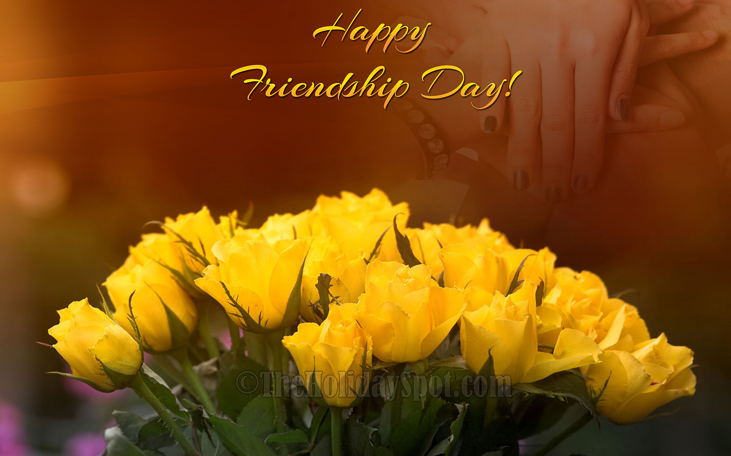 happy friendship day wallpaper,blume,gelb,blütenblatt,pflanze,blühende pflanze