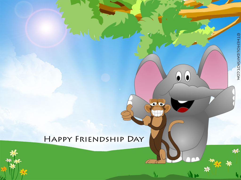 happy friendship day wallpaper,animierter cartoon,karikatur,illustration,animation,fiktion