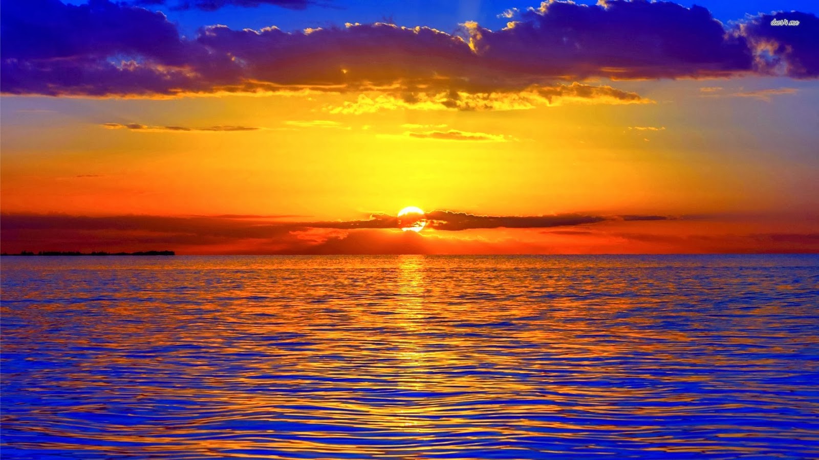 coucher de soleil fond d'écran hd,ciel,horizon,rémanence,plan d'eau,le coucher du soleil