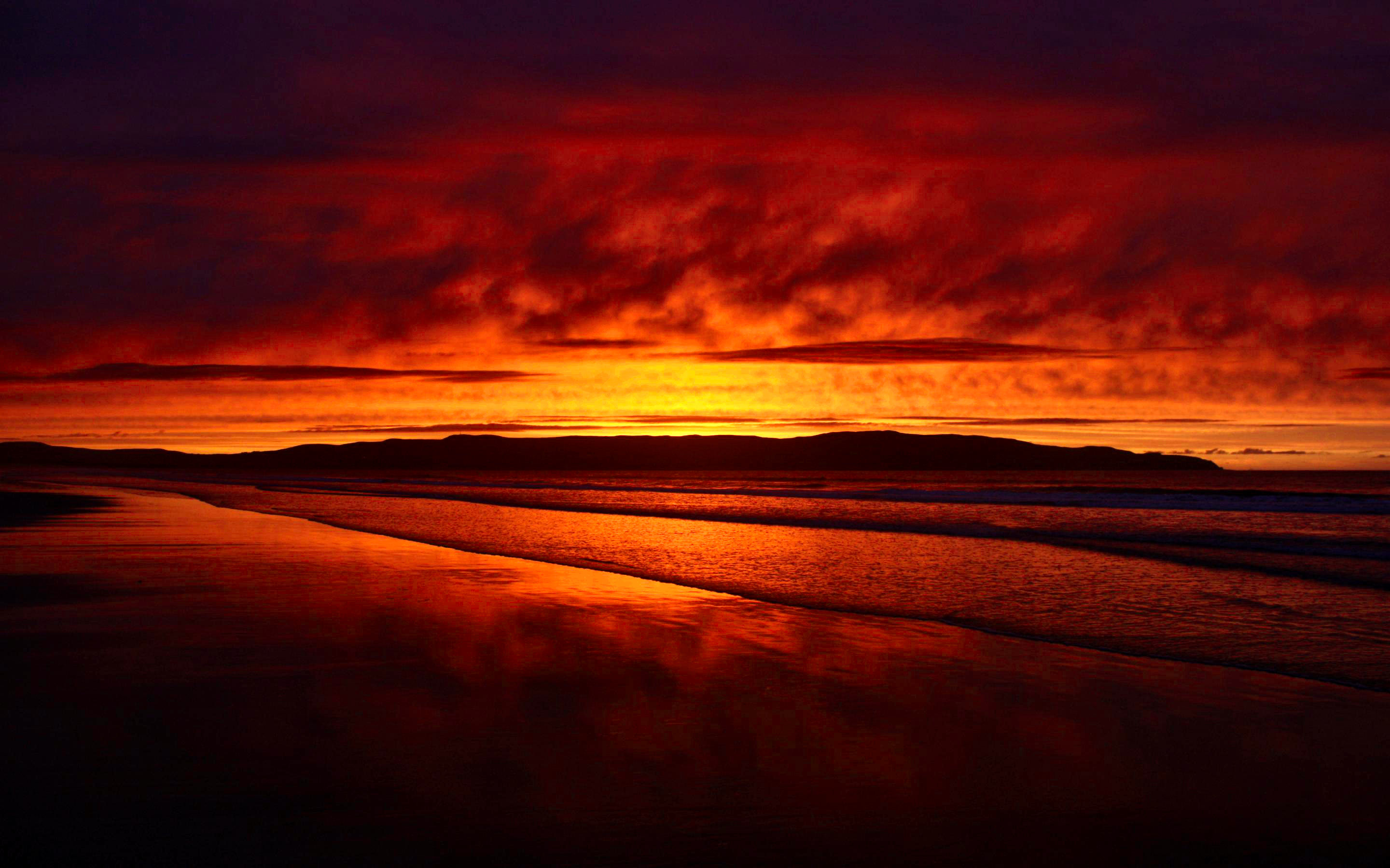 tramonto wallpaper hd,cielo,orizzonte,ultimi bagliori,cielo rosso al mattino,rosso