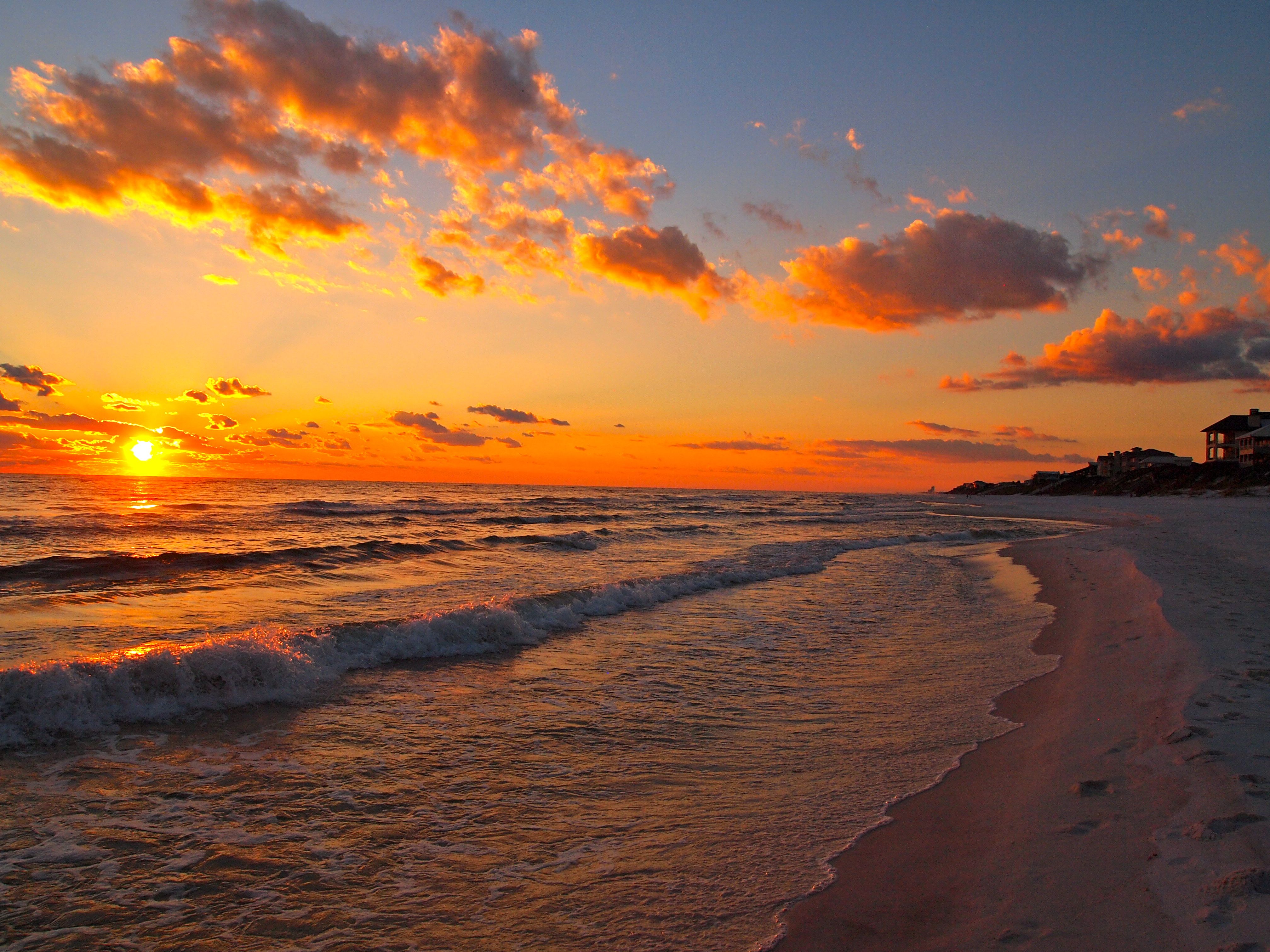 sunset wallpaper hd,sky,body of water,horizon,sea,nature