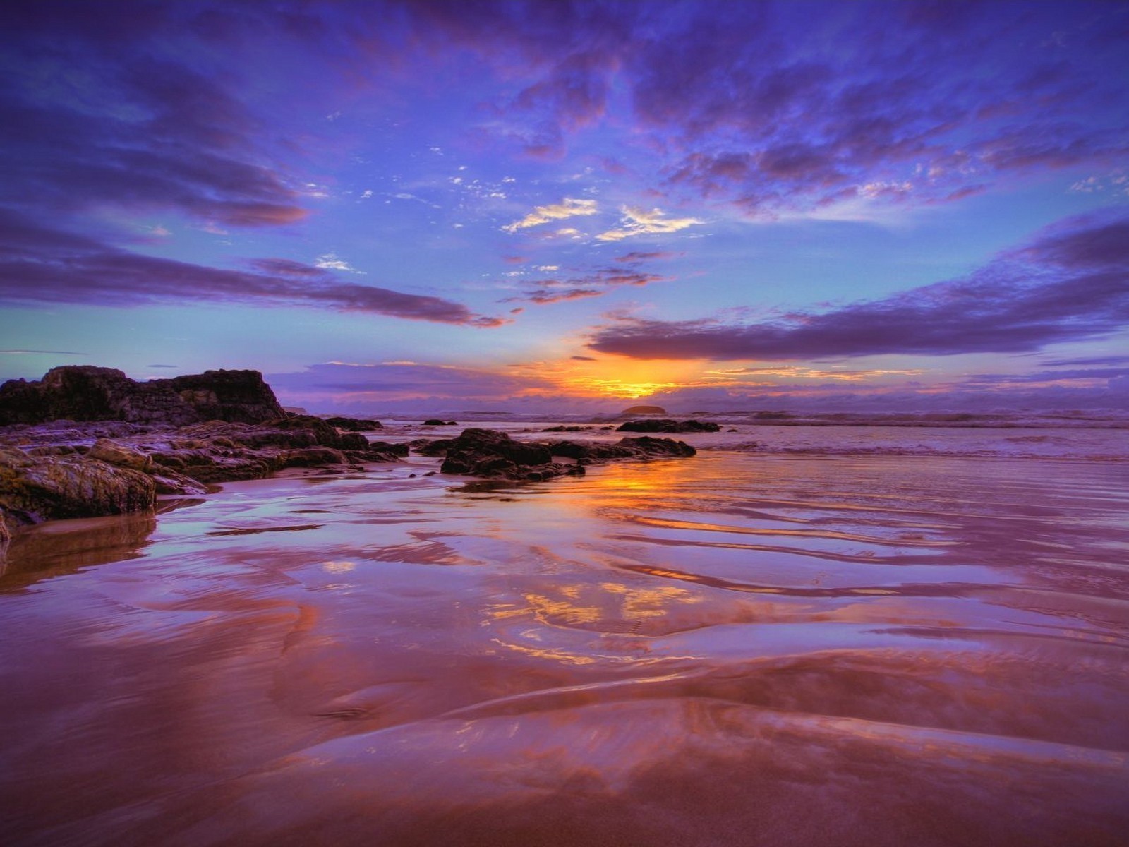 coucher de soleil fond d'écran hd,ciel,plan d'eau,la nature,mer,paysage naturel