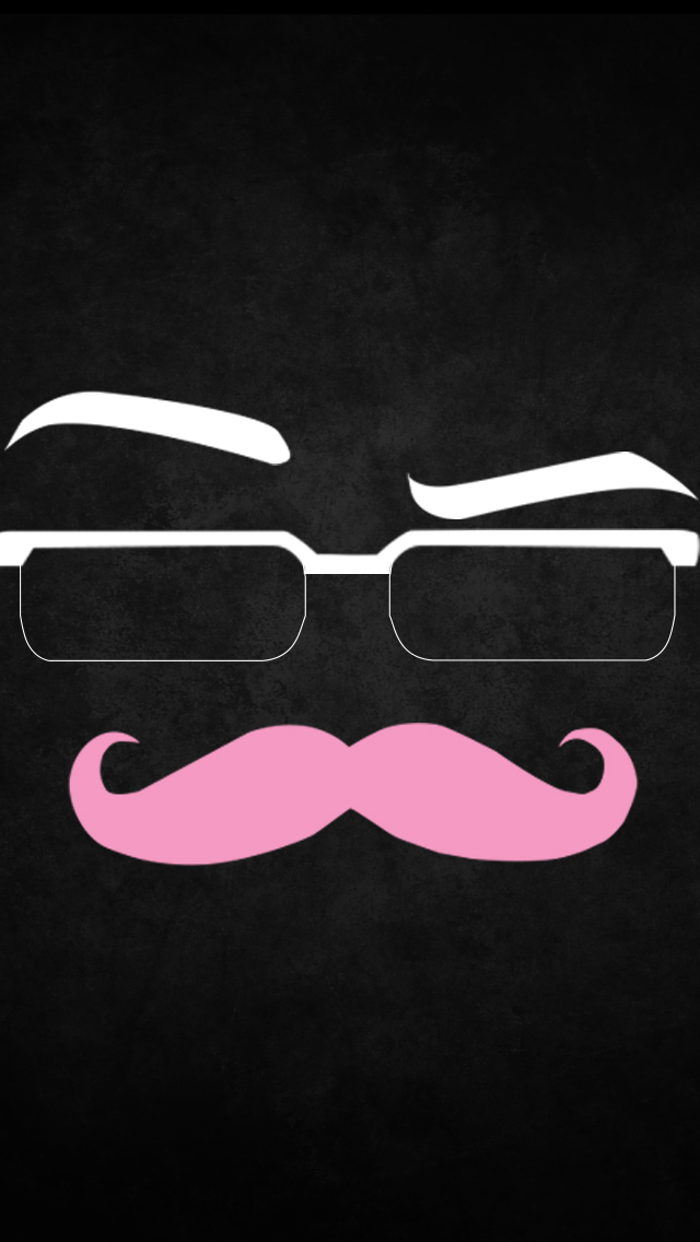 markiplier wallpaper,eyewear,glasses,hair,moustache,pink.