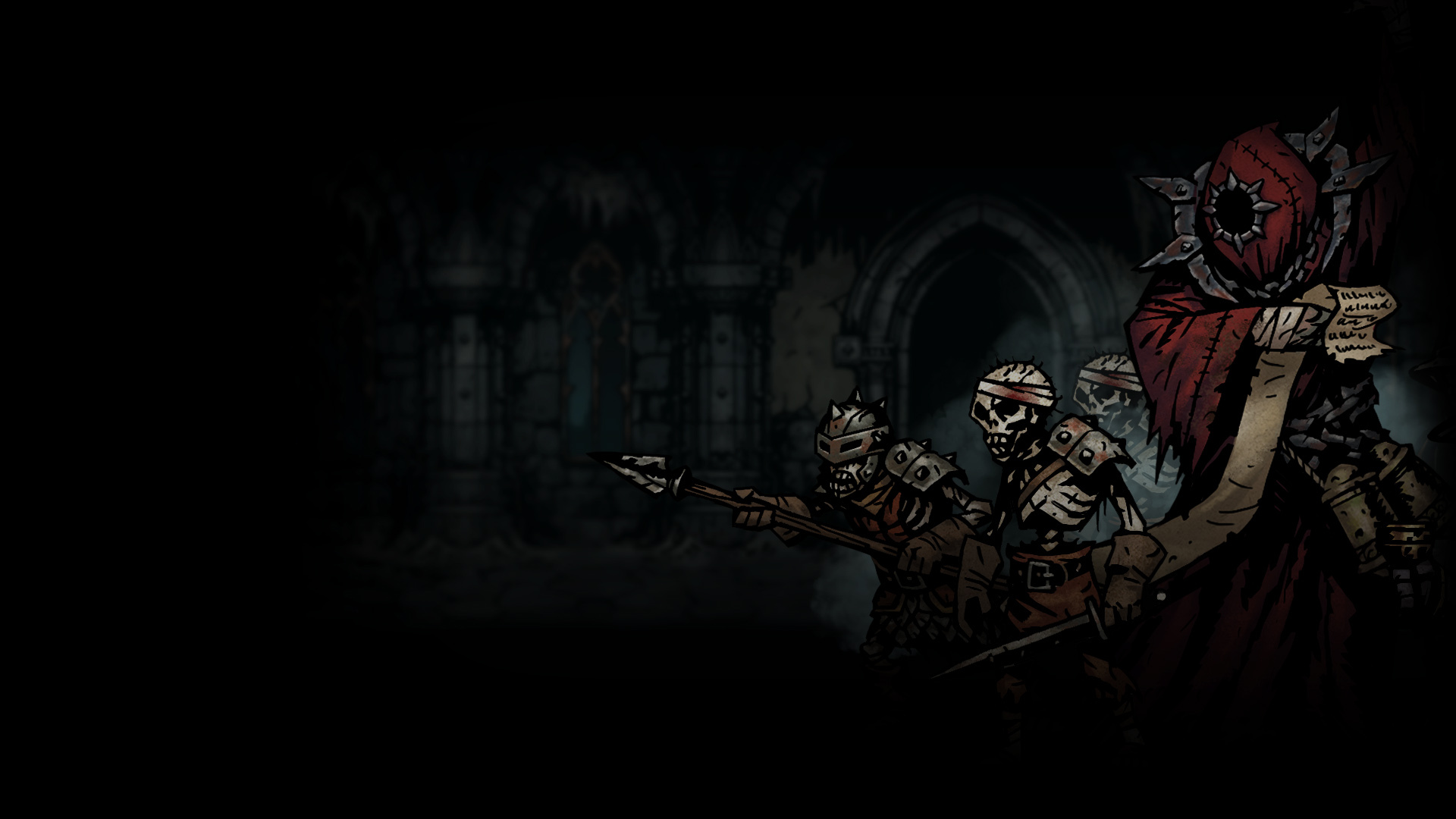 darkest dungeon wallpaper,darkness,action adventure game,cg artwork,pc game,fictional character