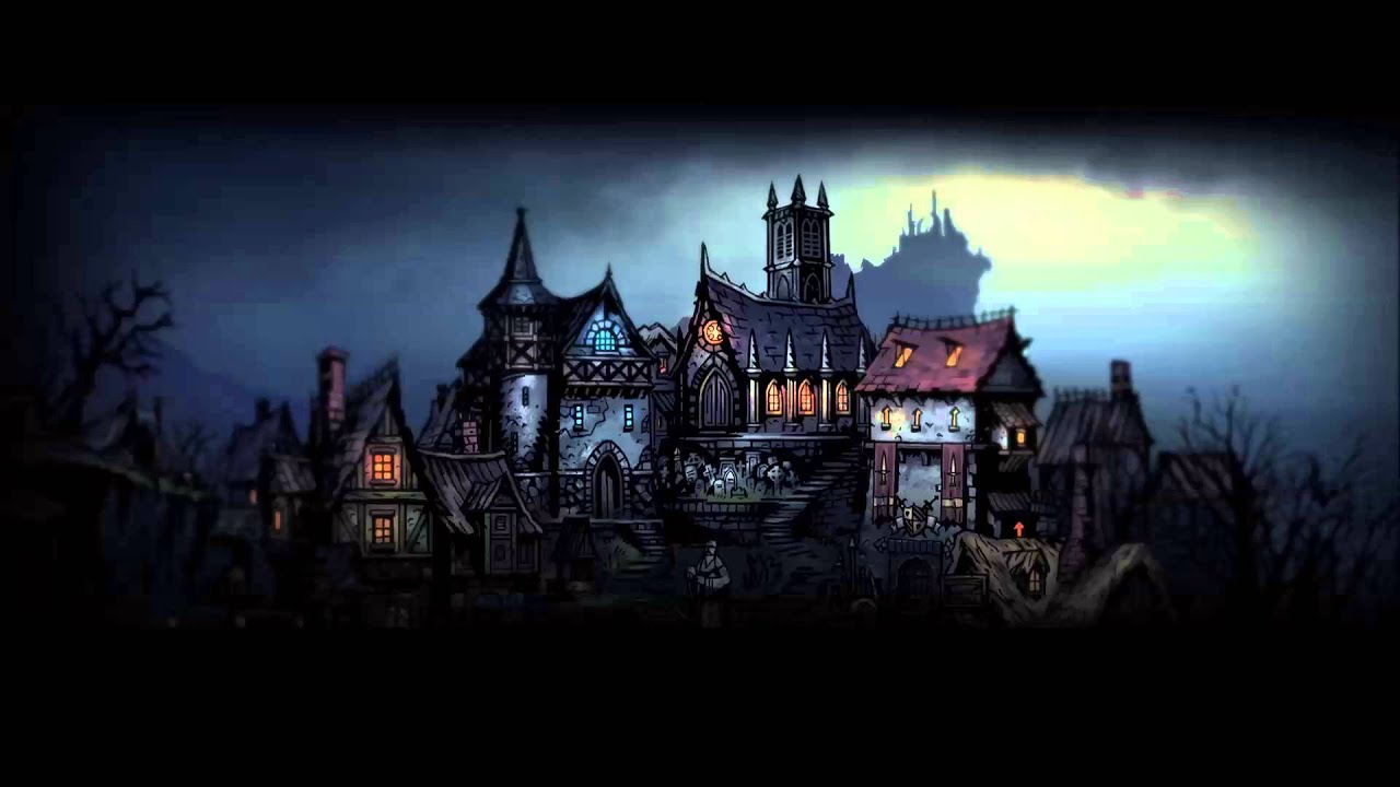 darkest dungeon wallpaper,sky,landmark,architecture,town,darkness