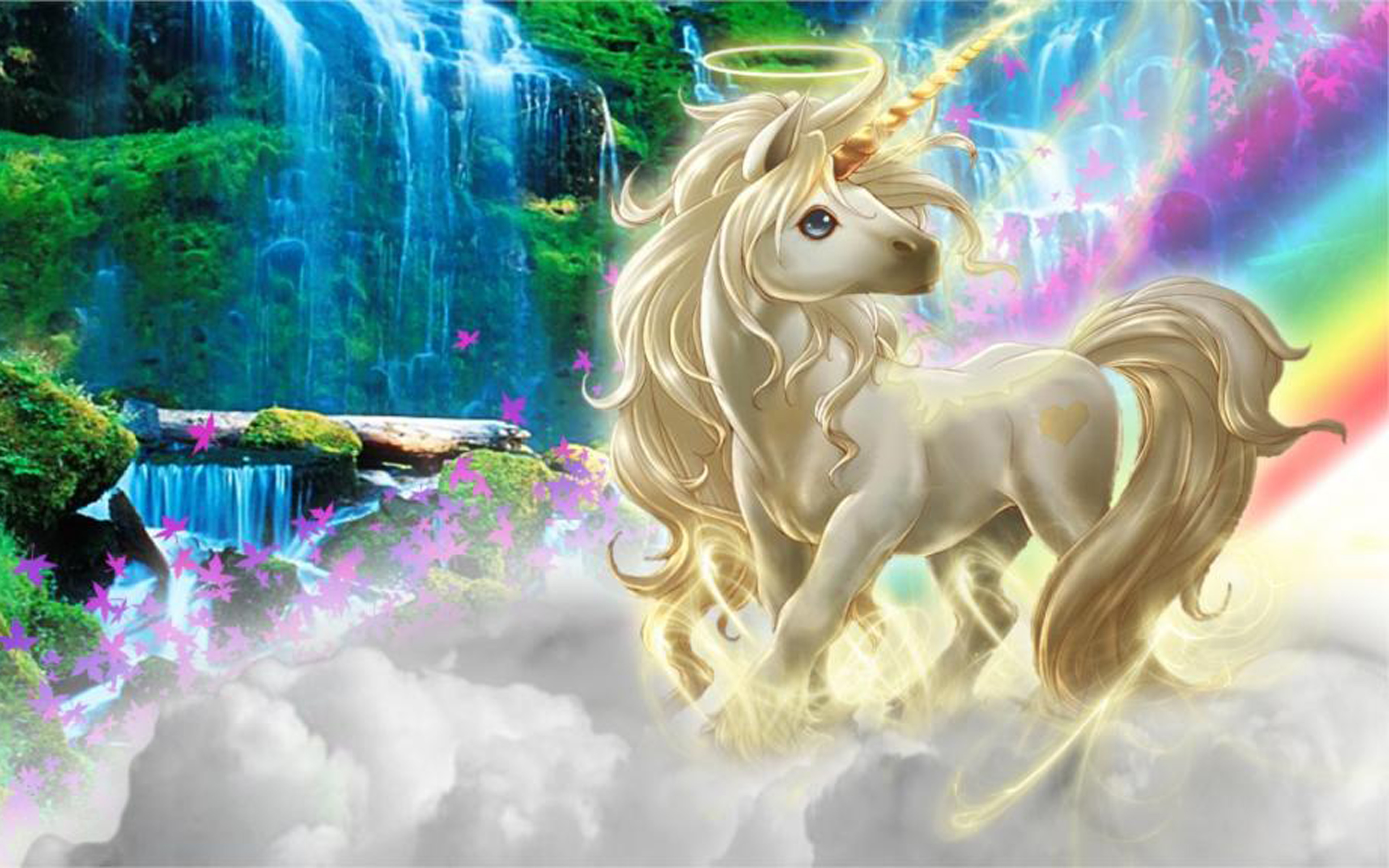 unicorn wallpaper hd,unicorn,fictional character,mythical creature,animal figure,cg artwork