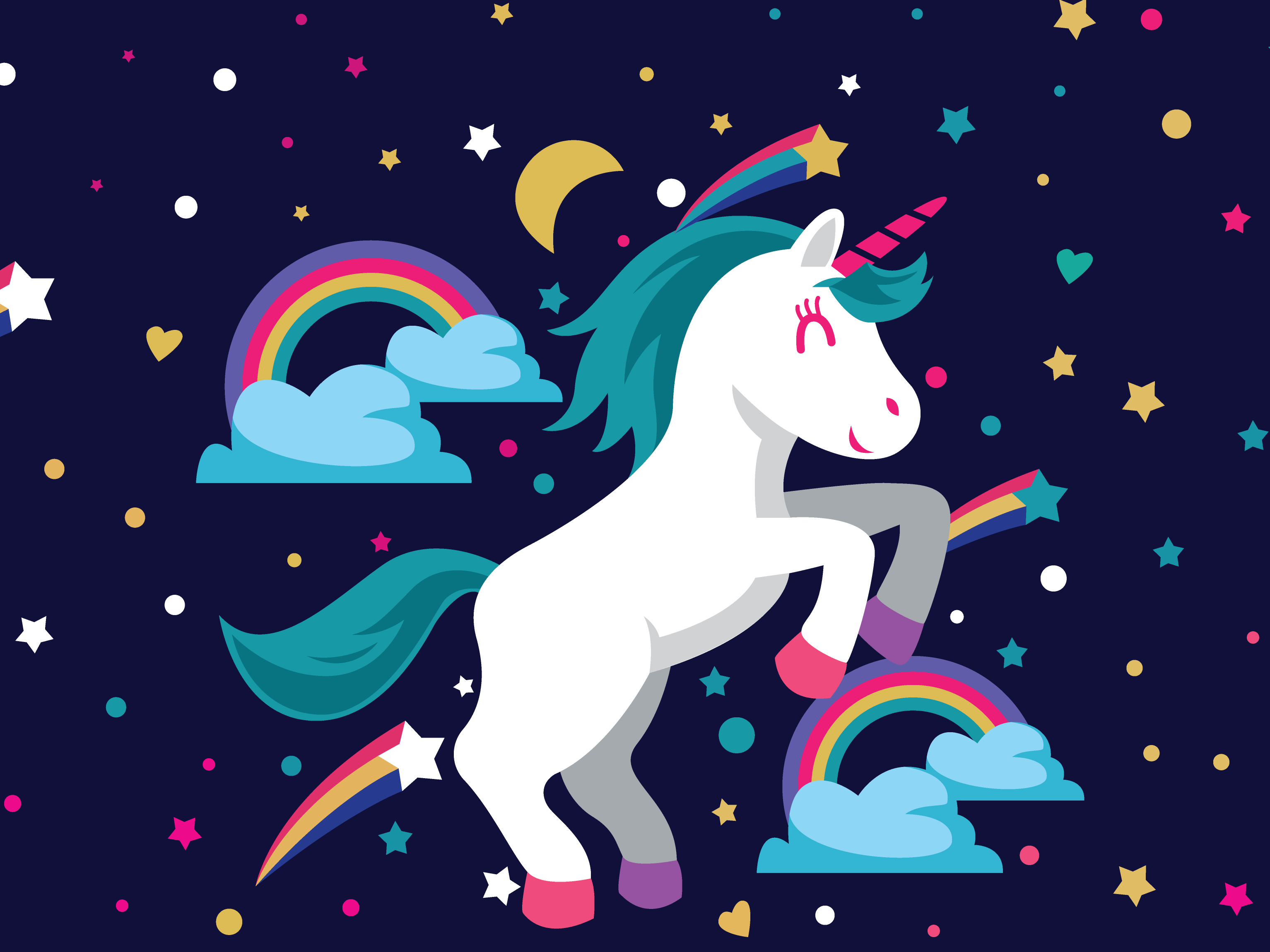 unicorn wallpaper hd,unicorn,fictional character,illustration,mane,mythical creature