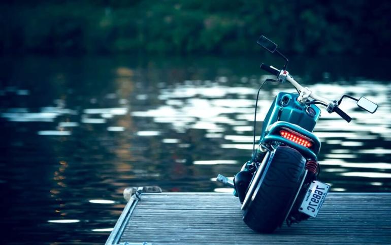 wallpaper keren 2017,water,blue,sky,scooter,vehicle