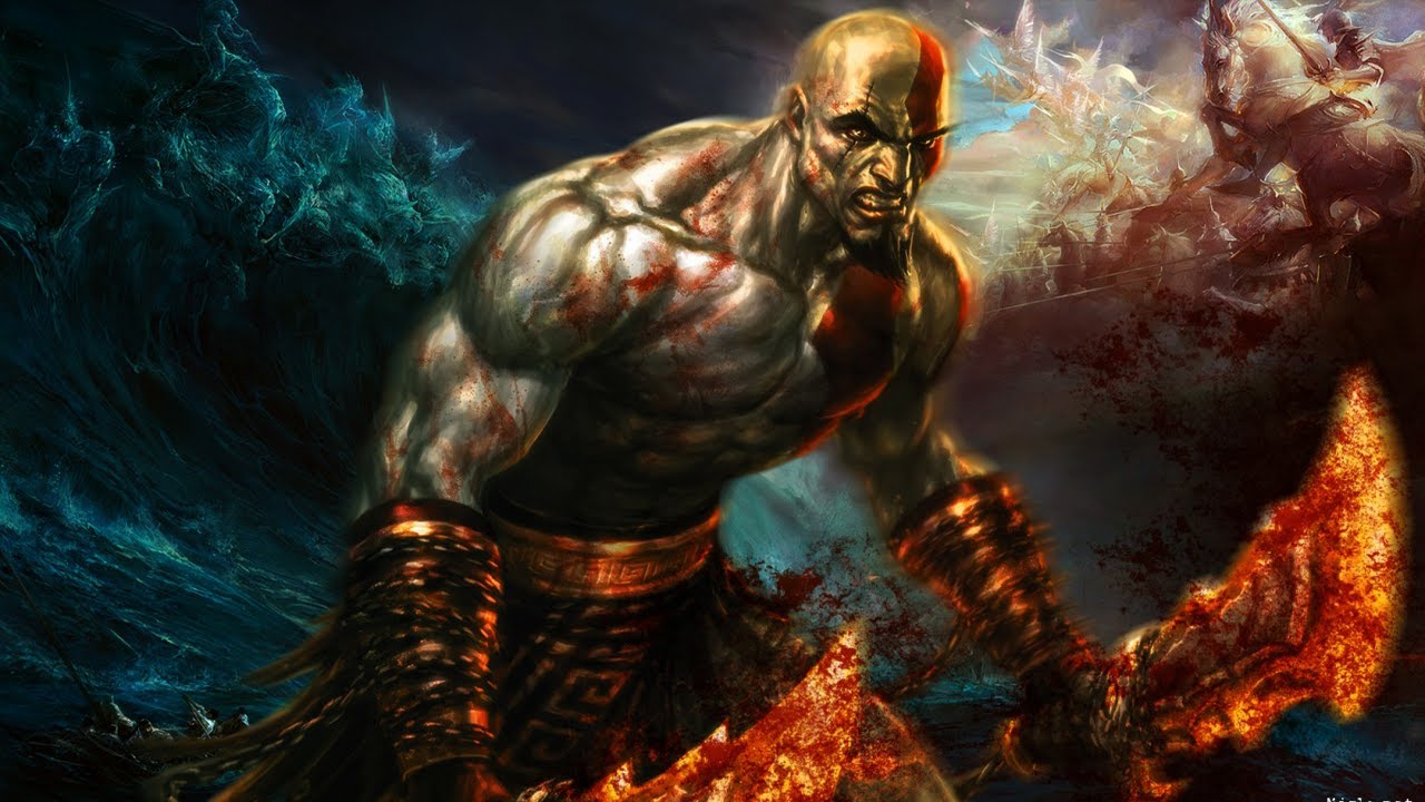 god of war wallpaper hd,action adventure game,pc game,fictional character,cg artwork,human