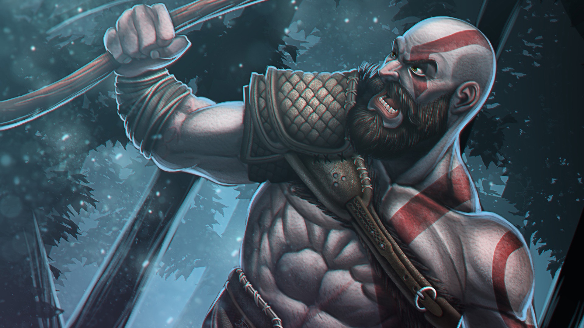 god of war wallpaper hd,action adventure game,fictional character,cg artwork,superhero,pc game