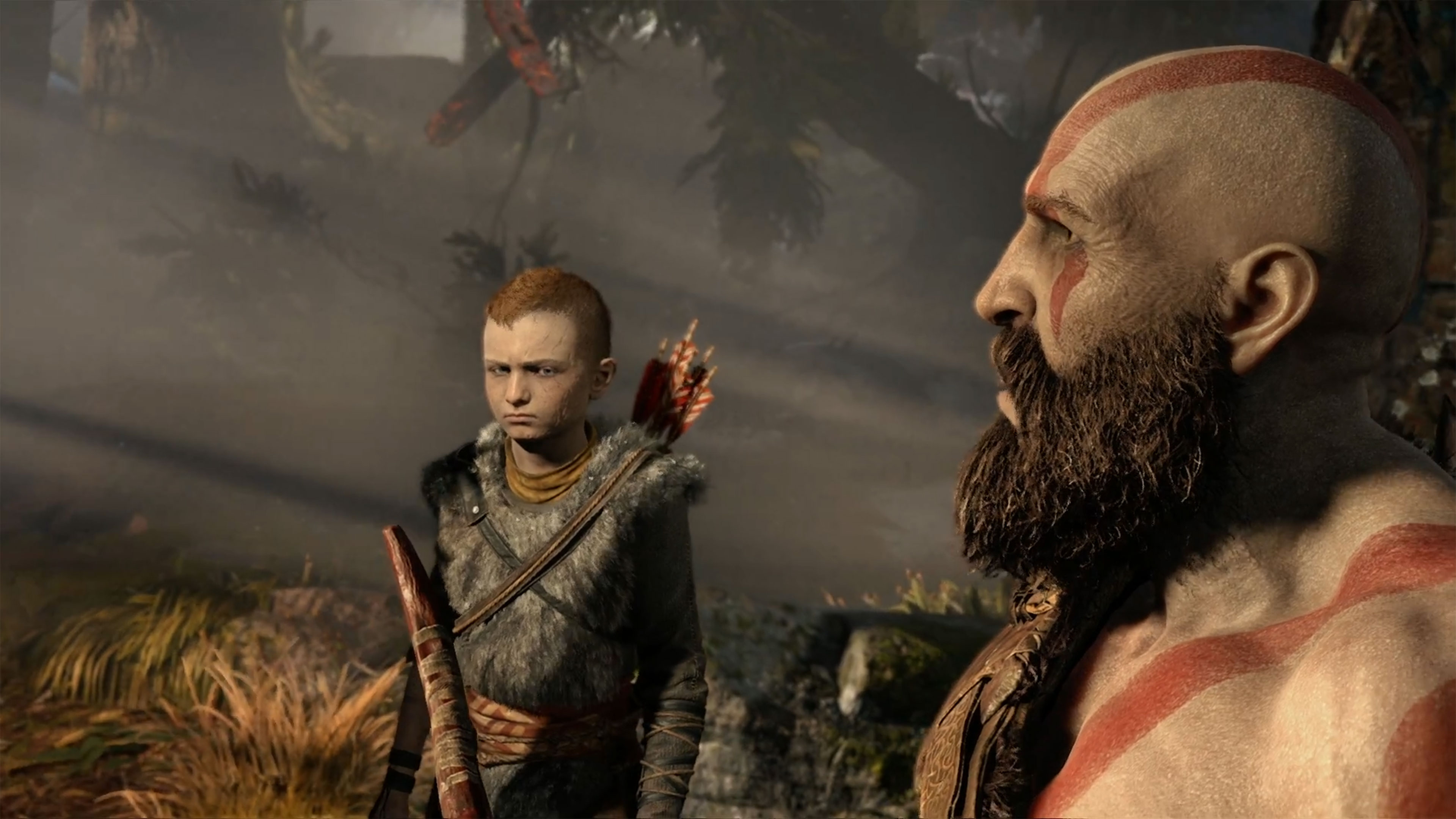 god of war wallpaper hd,action adventure game,pc game,beard,facial hair,strategy video game