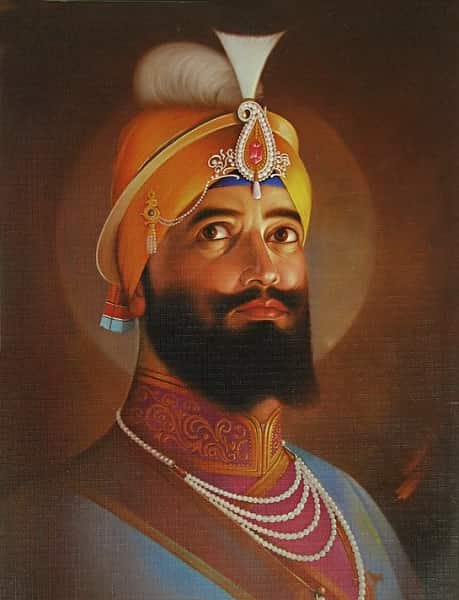 sfondo di guru gobind singh ji,fronte,guru,arte,orecchio,illustrazione