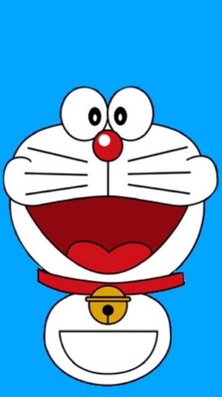 descargar fondos de pantalla doraemon android,dibujos animados,rojo,azul,cabeza,línea