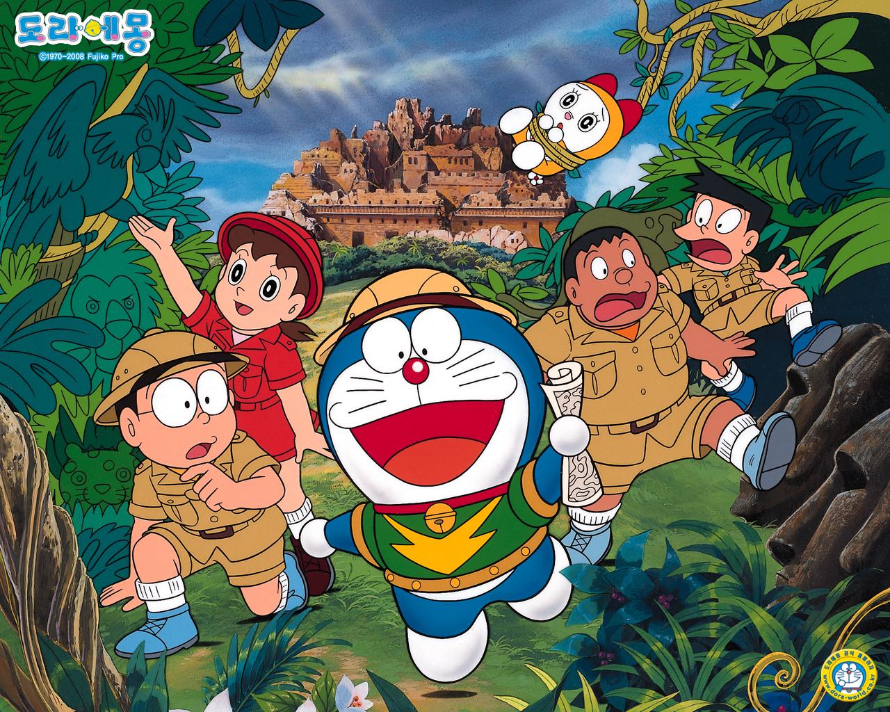 scarica lo sfondo doraemon android,cartone animato,cartone animato,animazione,personaggio fittizio,immagine dello schermo