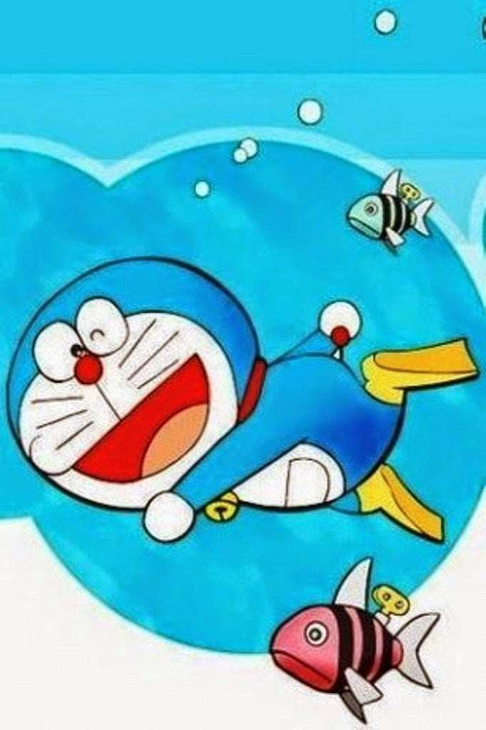 download wallpaper doraemon android,cartoon,illustration,clip art,fictional character