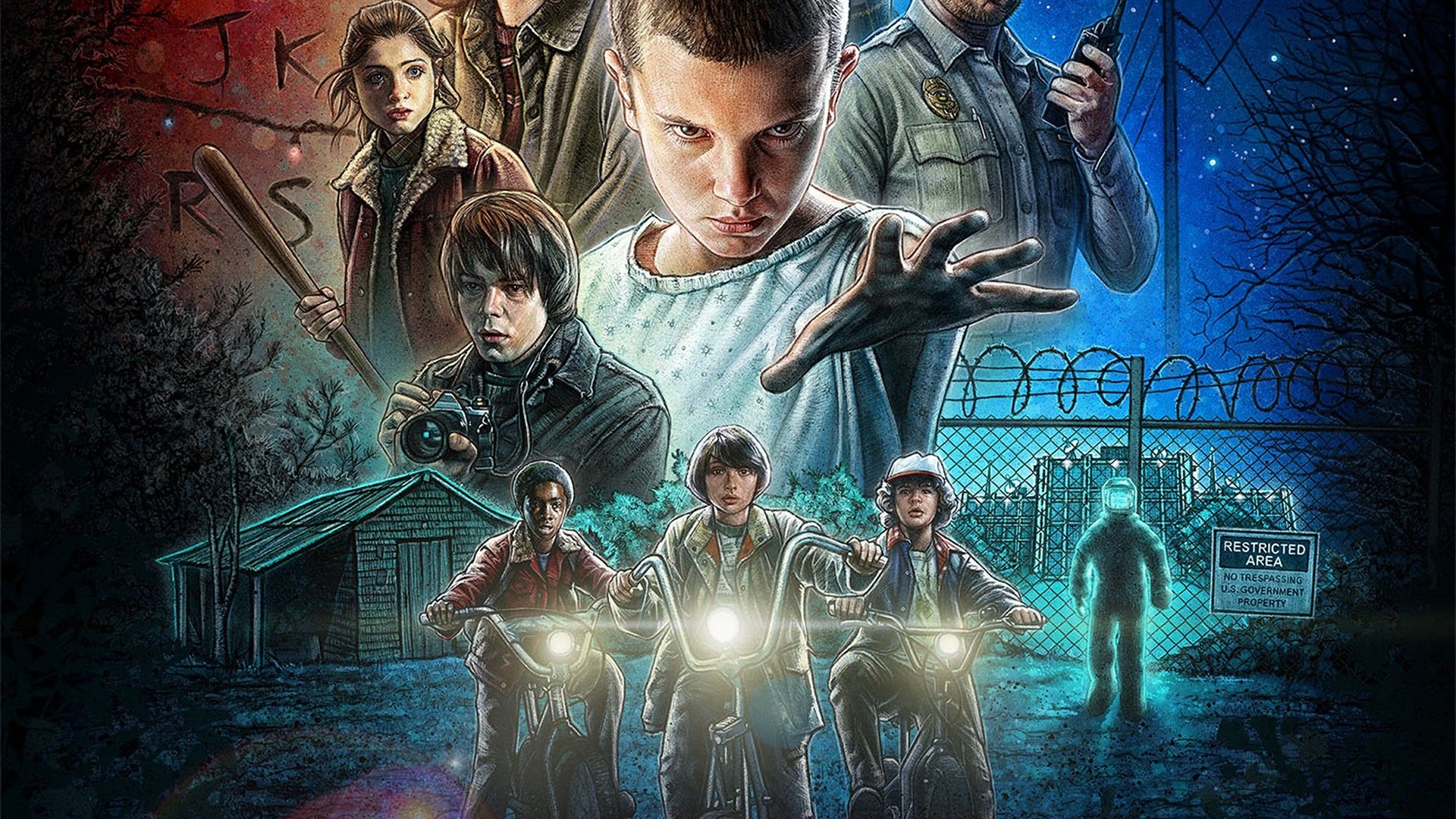 wallpaper stranger things,action adventure game,movie,adventure game,games,poster