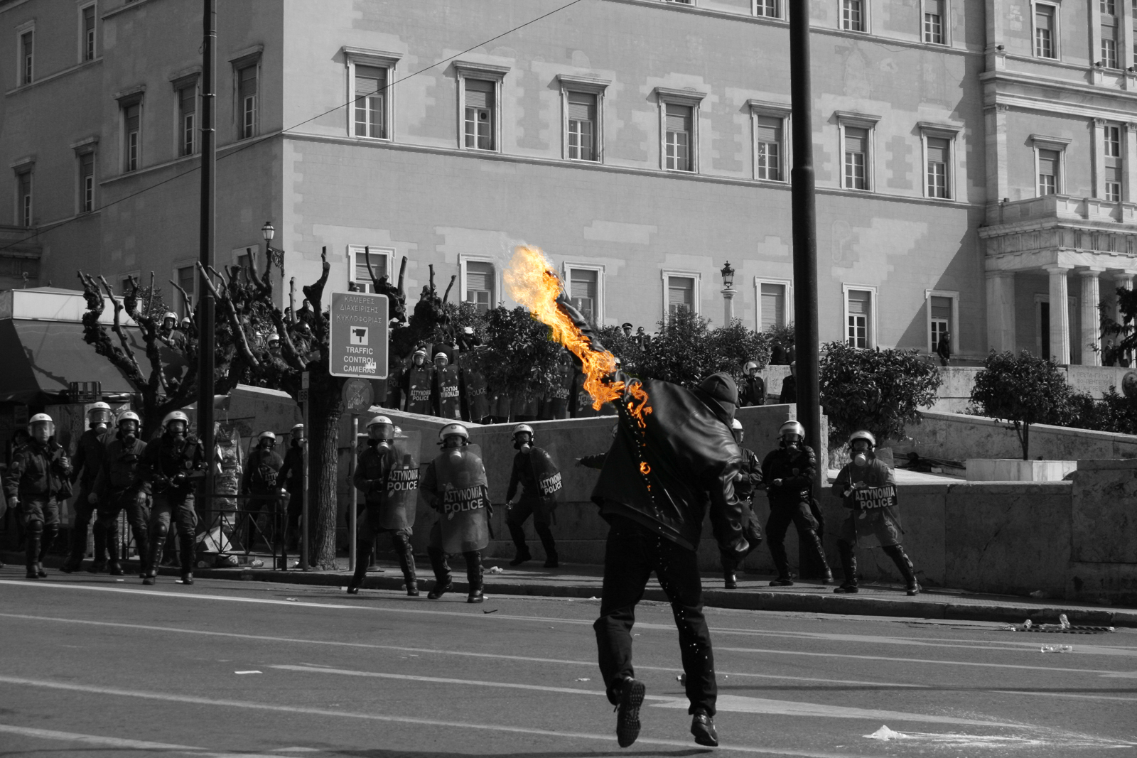 anarchy wallpaper,public event,event,stunt performer,street,black and white