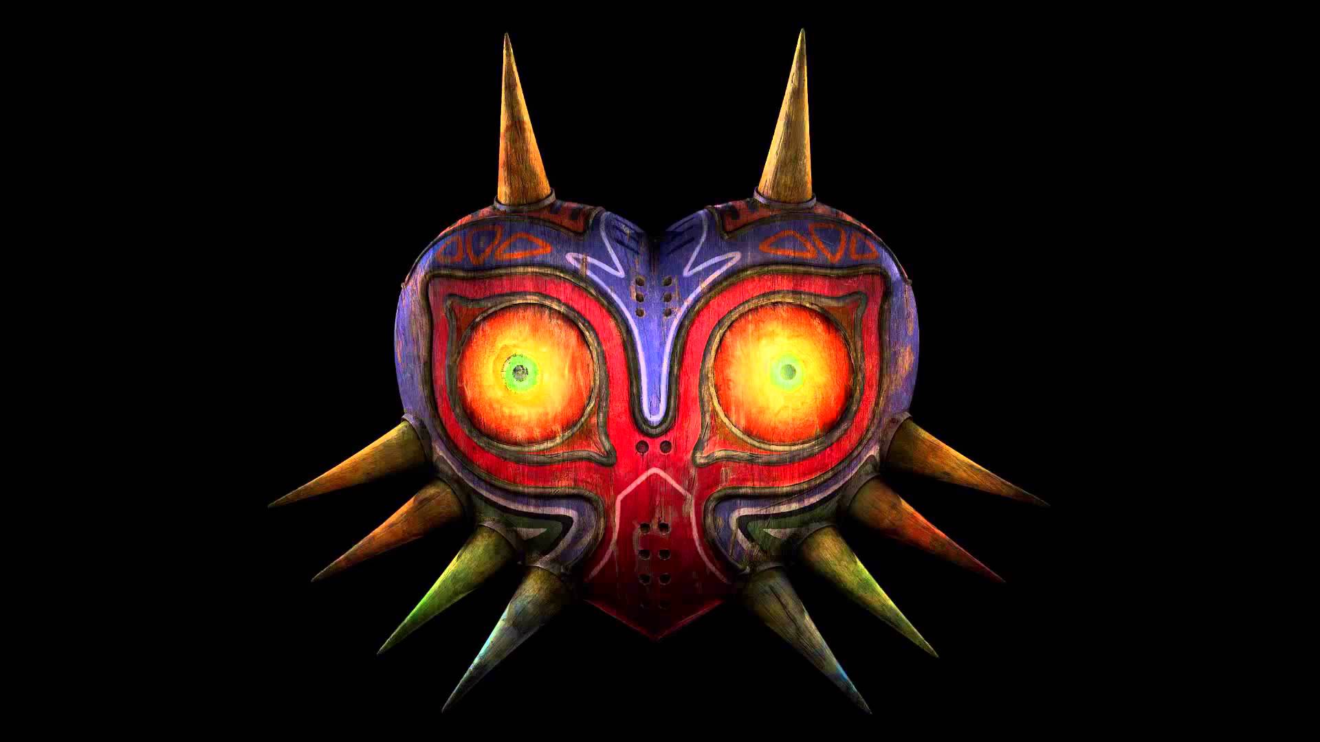 majoras mask wallpaper,oscuridad,arte,ilustración,diseño gráfico,gráficos