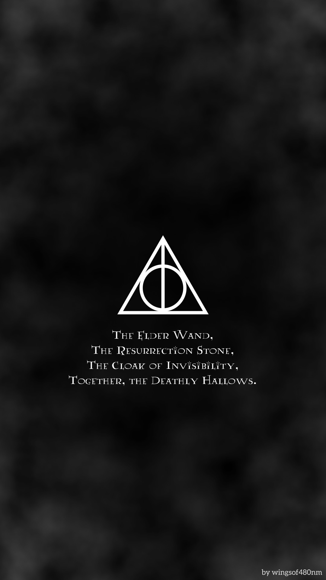 deathly hallows wallpaper,black,logo,font,text,triangle