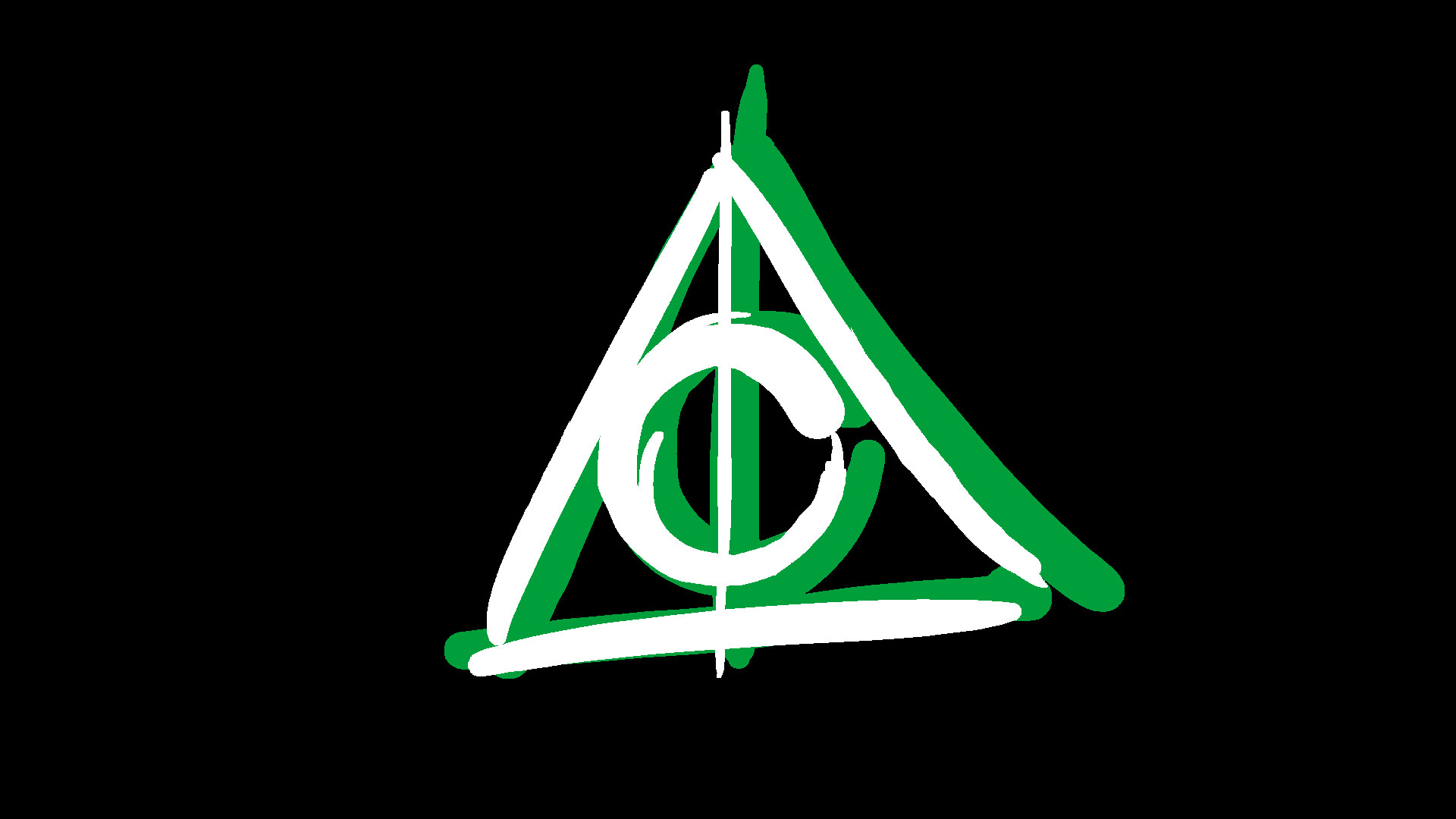deathly hallows wallpaper,logo,triangle,font,triangle,symbol