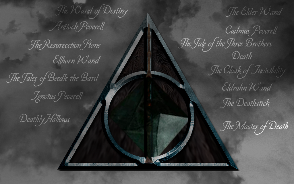 deathly hallows wallpaper,text,triangle,font,triangle,circle