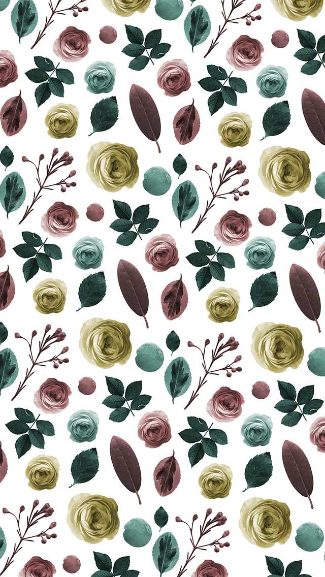 vintage iphone wallpaper,pattern,design,plant