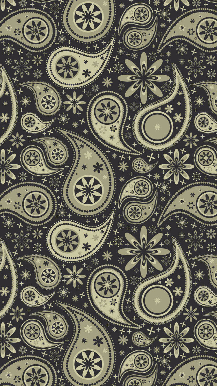 vintage iphone wallpaper,pattern,paisley,motif,visual arts,design