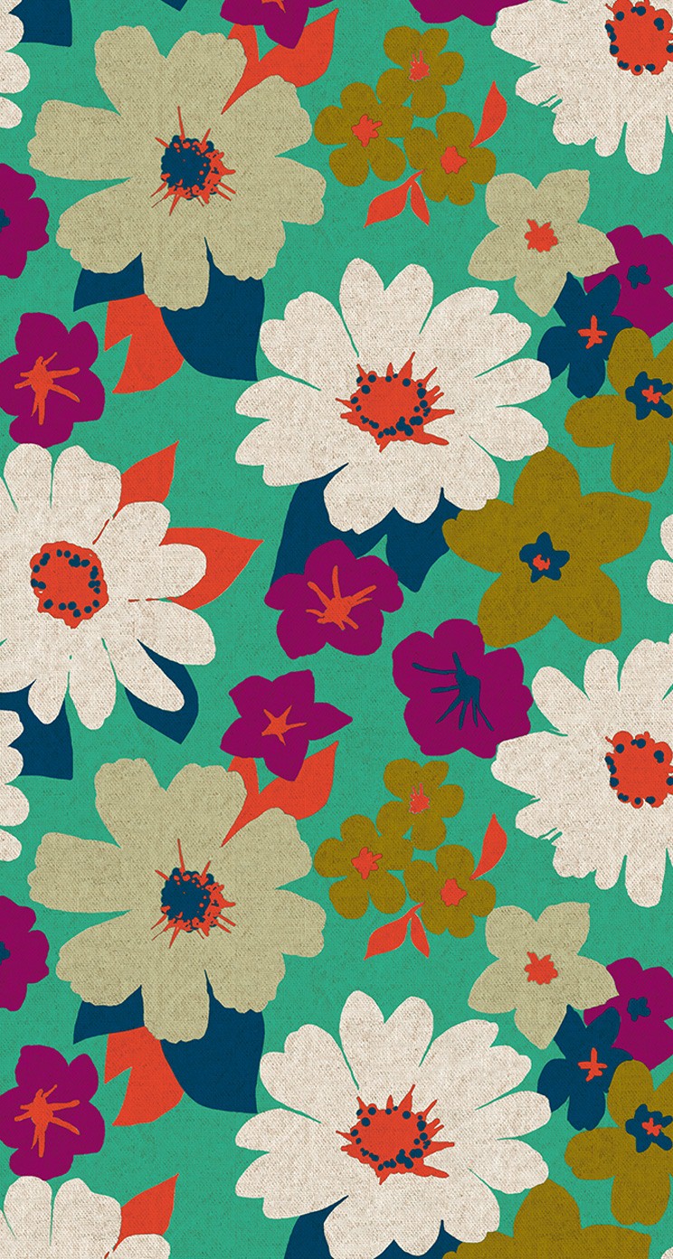 vintage iphone wallpaper,pattern,green,floral design,flower,pink
