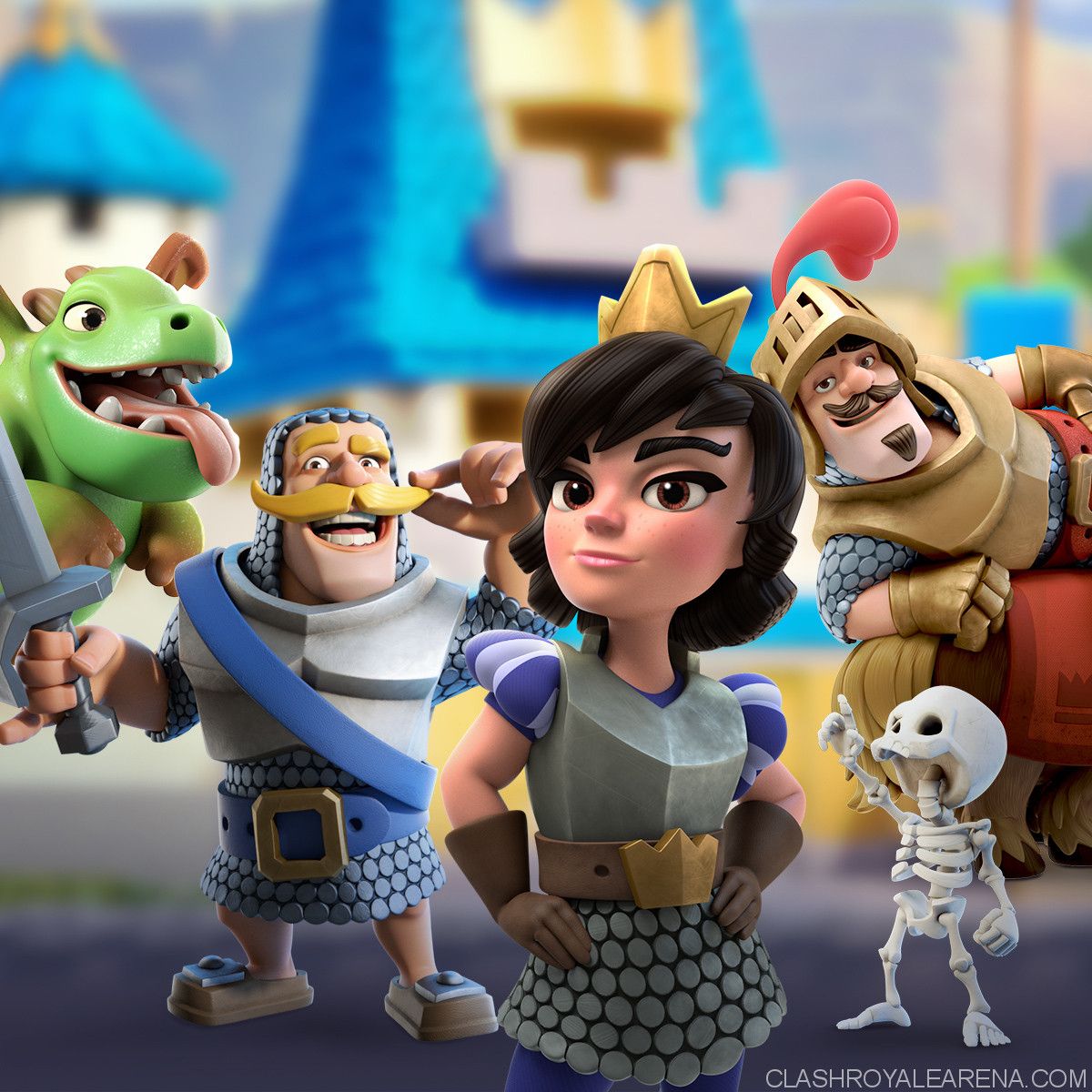 wallpaper de clash royale,animated cartoon,cartoon,toy,action figure,animation