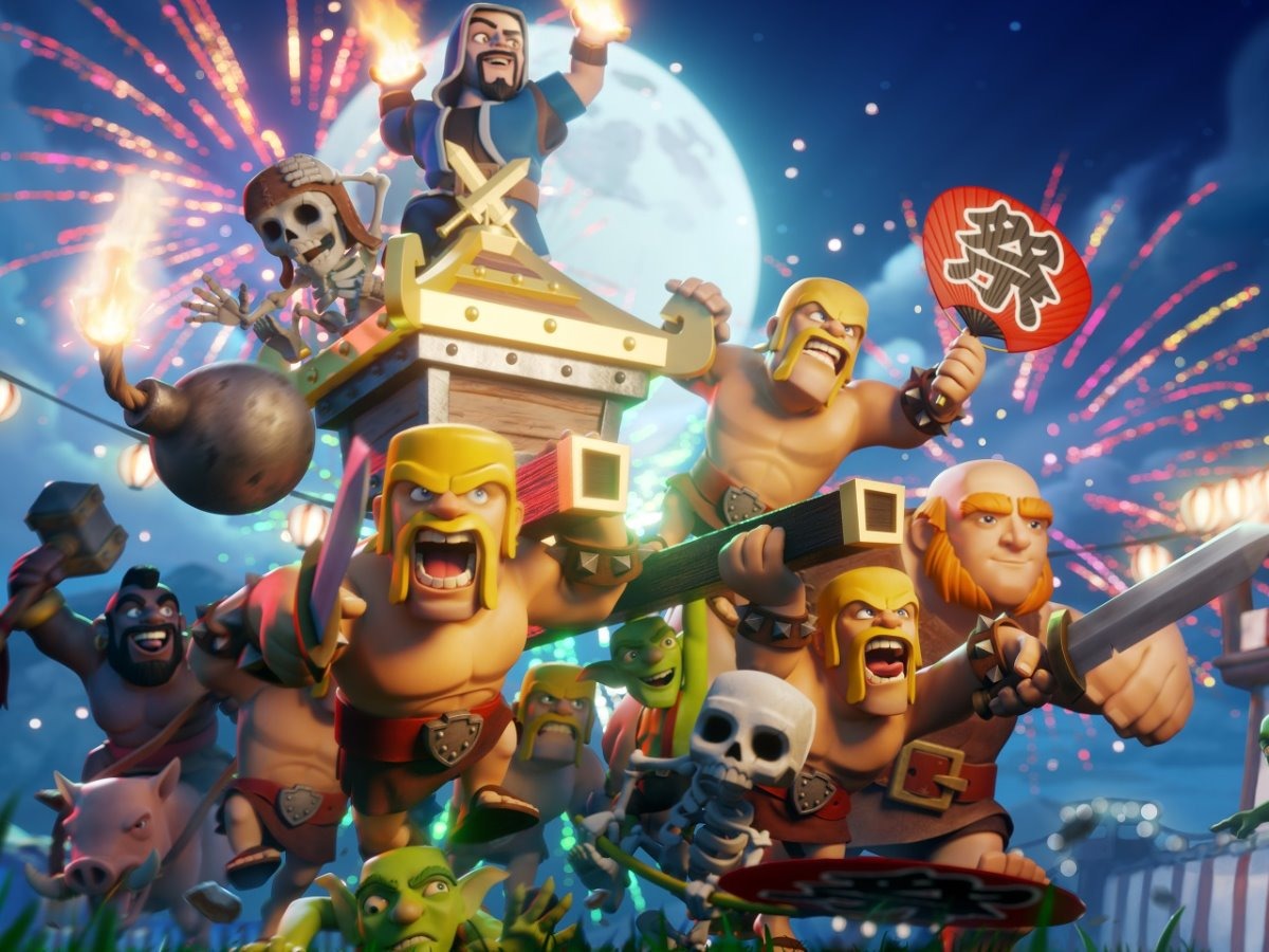 wallpaper de clash royale,animated cartoon,cartoon,adventure game,hero,animation