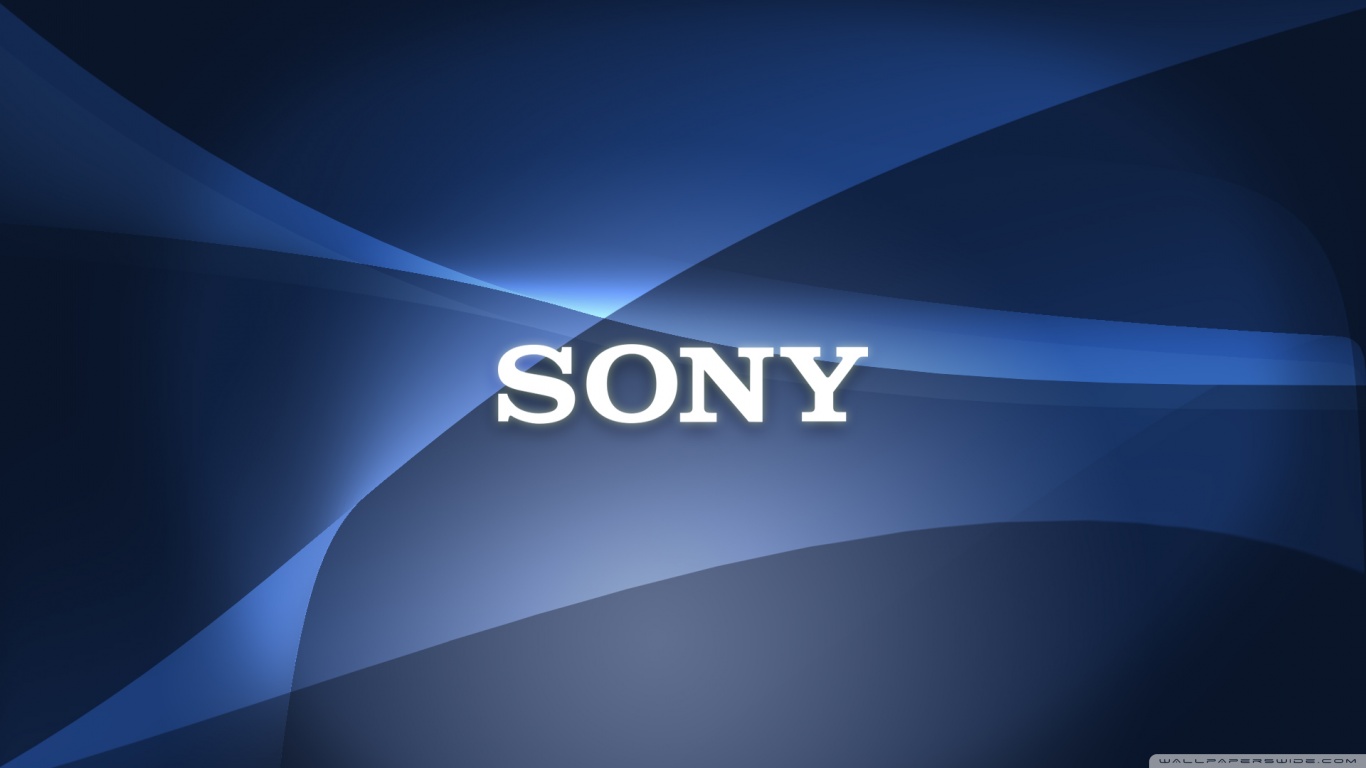 sony wallpaper full hd,blue,text,font,logo,line