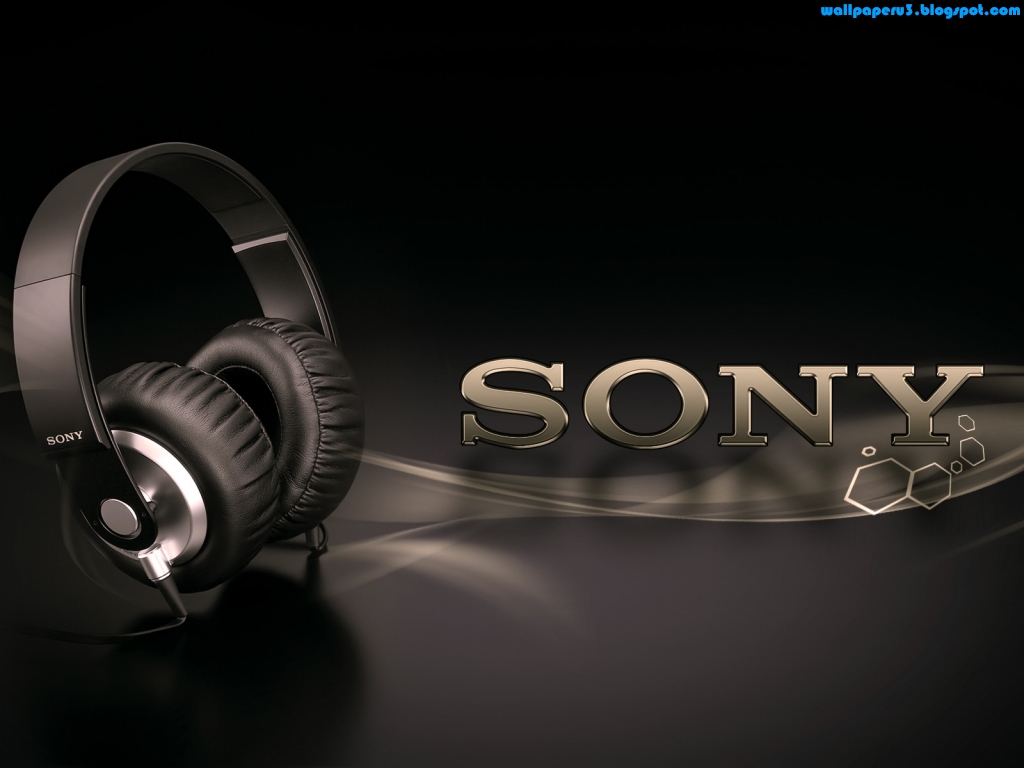 sony wallpaper full hd,headphones,gadget,audio equipment,headset,technology