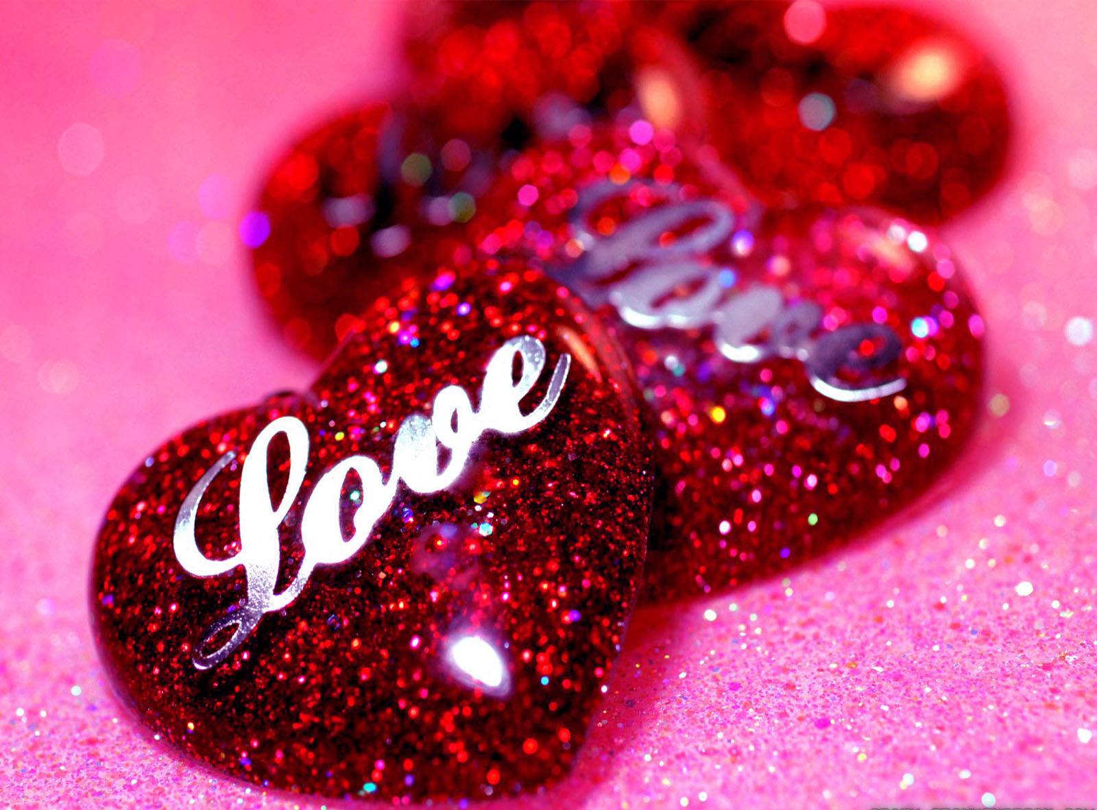 かわいいハートの壁紙,きらめき,赤,ピンク,心臓,バレンタイン・デー