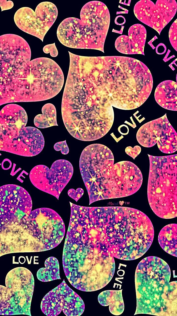 cute heart wallpapers,pattern,purple,pink,heart,font