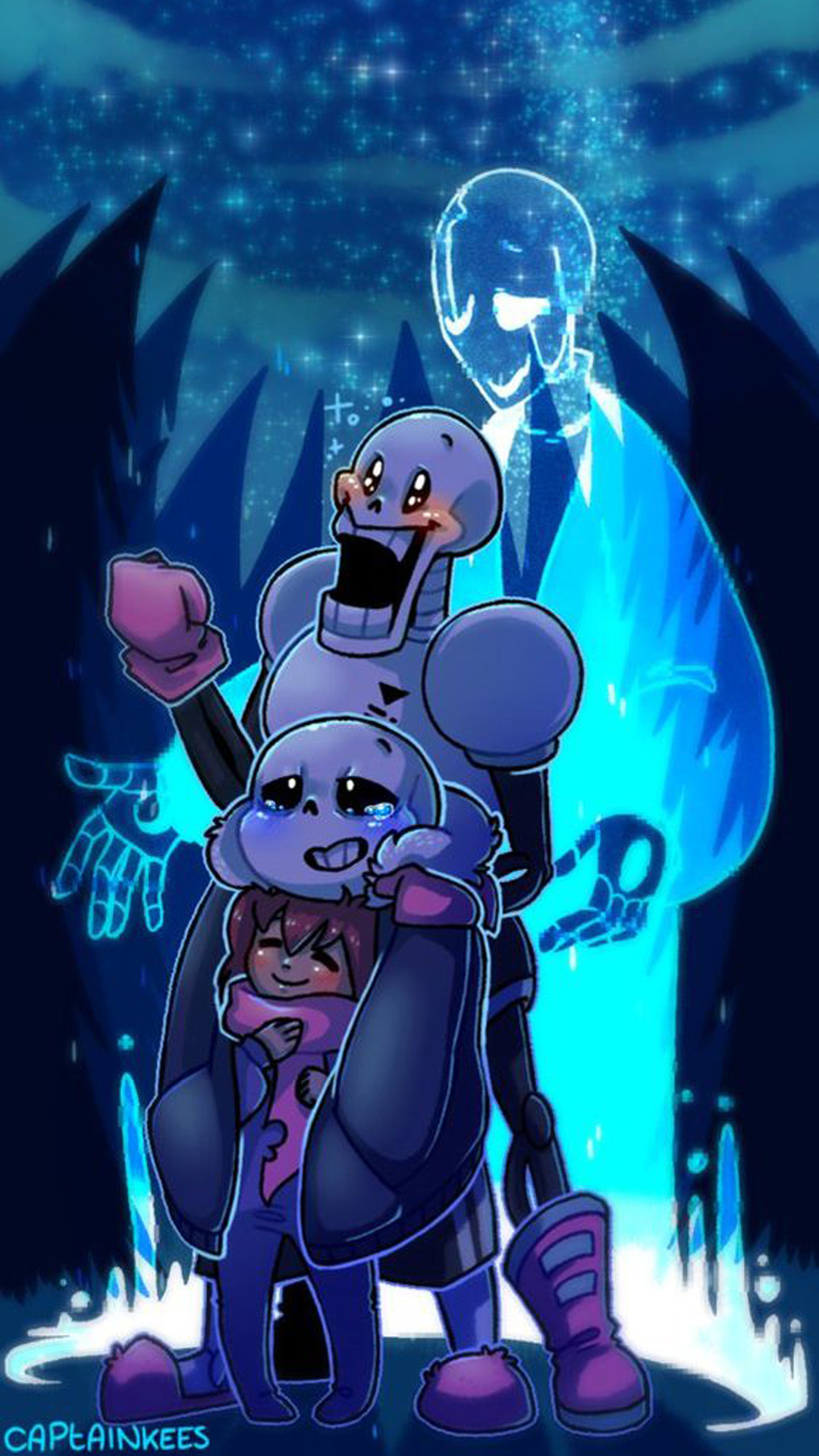 undertaleの電話の壁紙,アニメ,漫画,架空の人物,アニメーション,フィクション