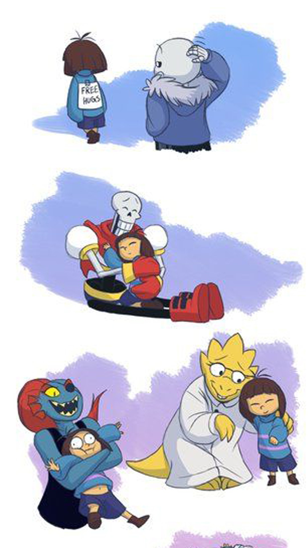 undertale phone wallpaper,cartoon,animated cartoon,illustration,fictional character,anime