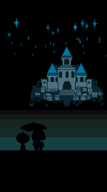 undertale phone wallpaper,landmark,blue,illustration,architecture,darkness