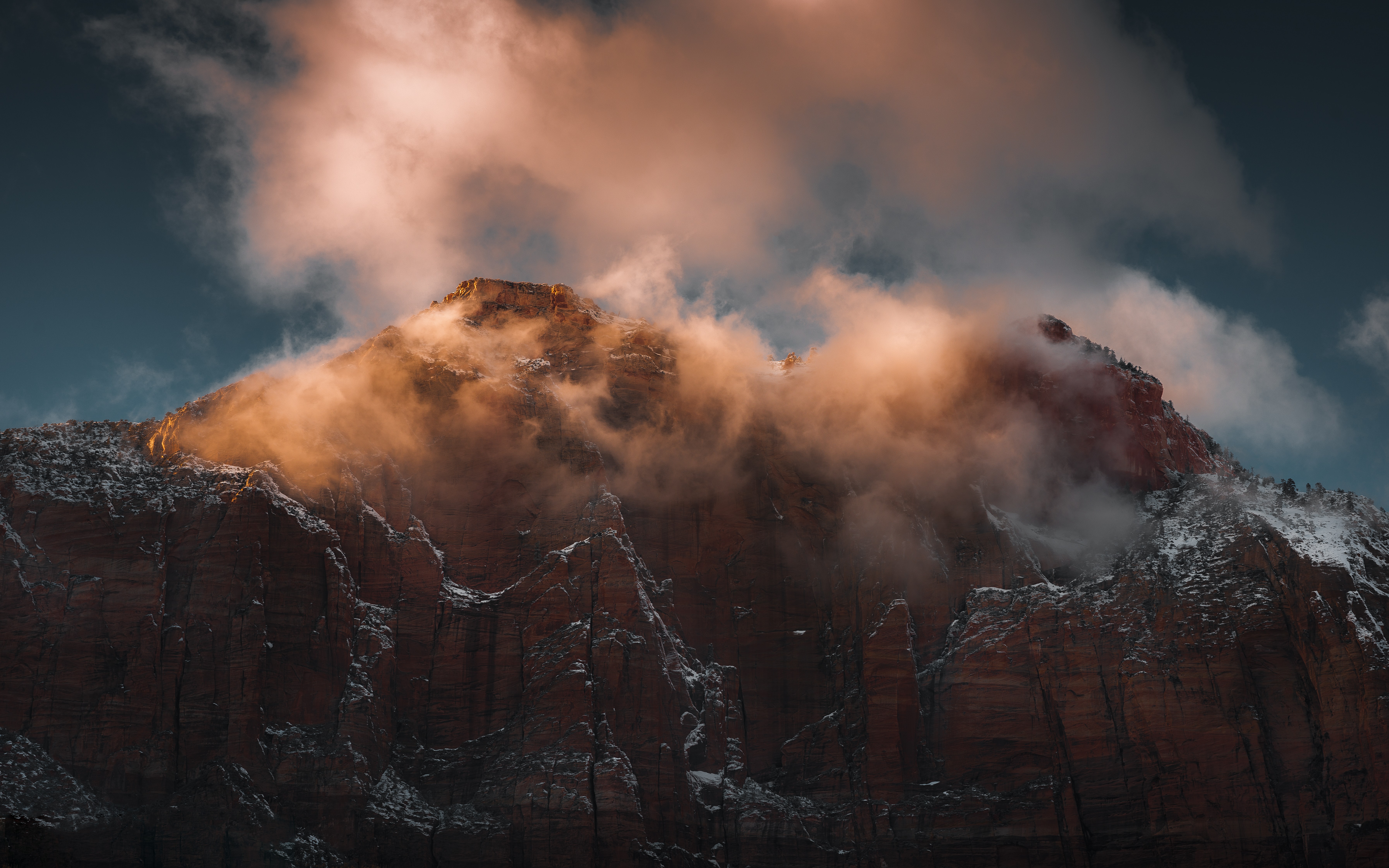 tumblrの壁紙,煙,空,雰囲気,雲,山