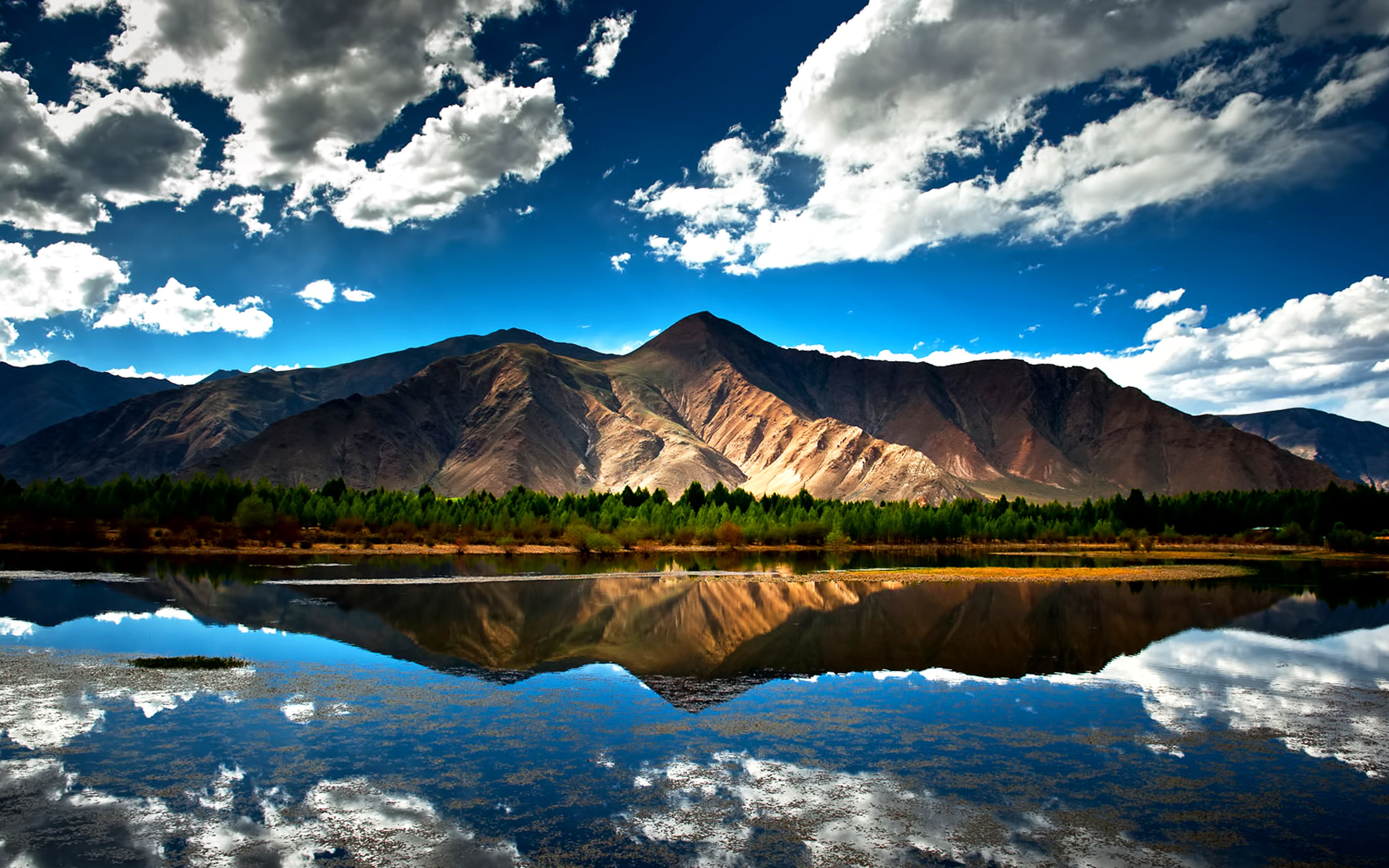 fonds d'écran d'affichage de la rétine,ciel,paysage naturel,réflexion,la nature,montagne