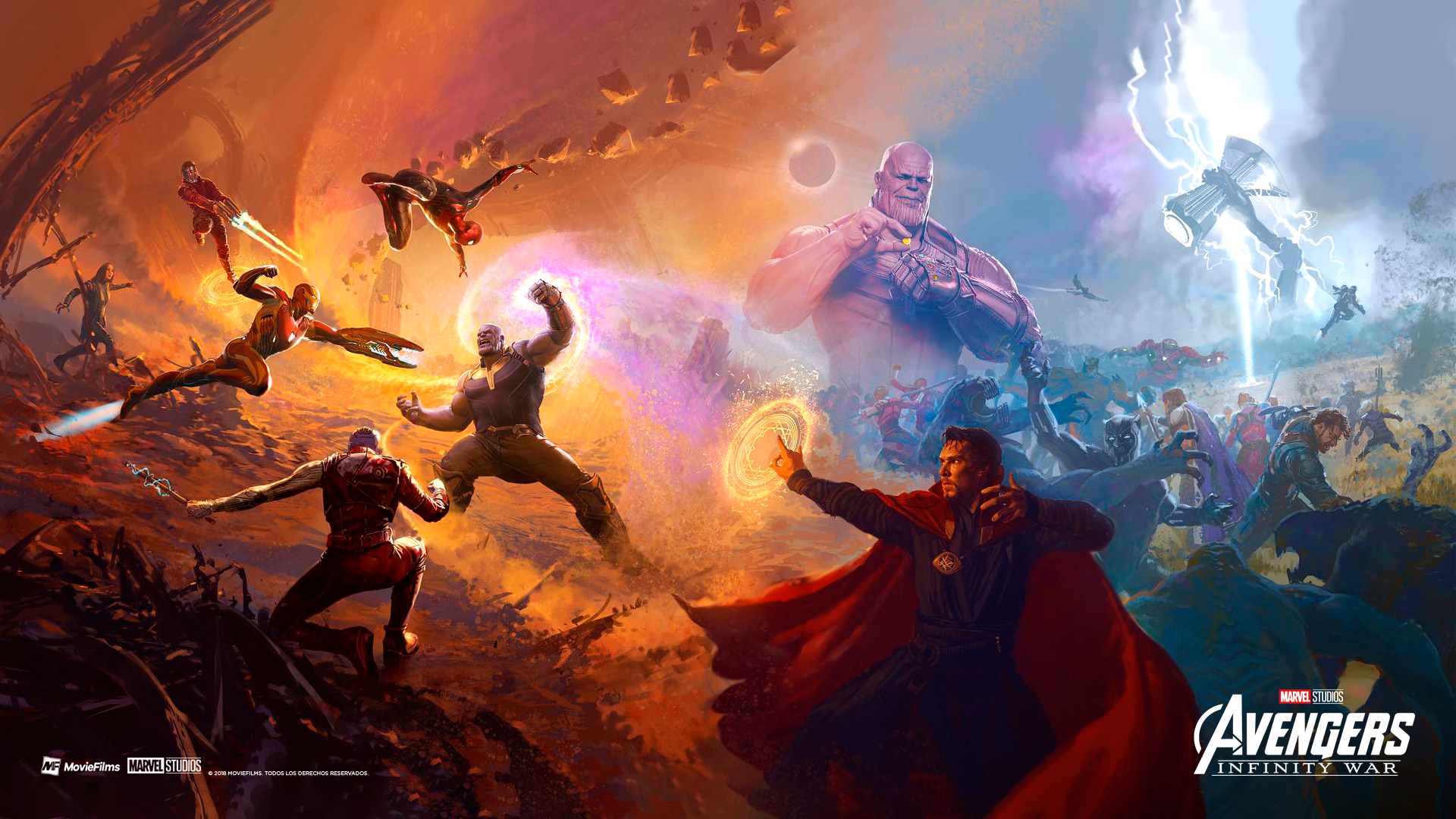 fondo de pantalla de guerra infinita,juego de acción y aventura,cg artwork,juegos,ilustración,evento