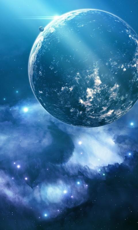 sfondo di lenovo vibe k5,blu,atmosfera,cielo,spazio,oggetto astronomico
