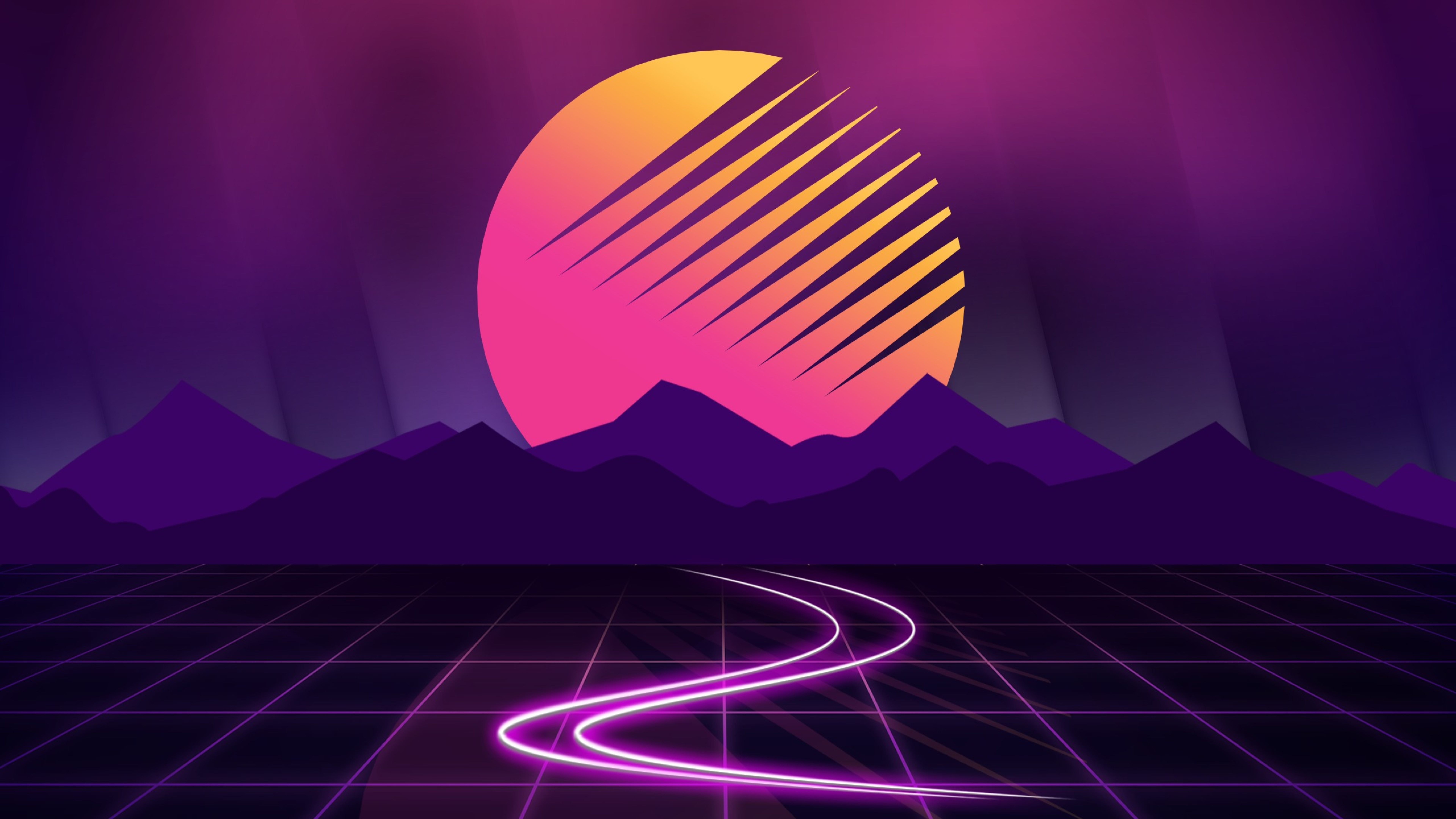 outrun wallpaper,purple,violet,light,magenta,graphic design