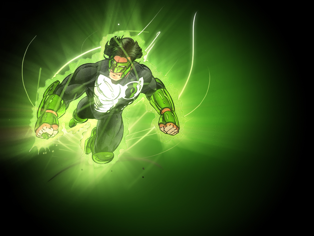green lantern wallpaper,green,football player,illustration,fictional character,animation
